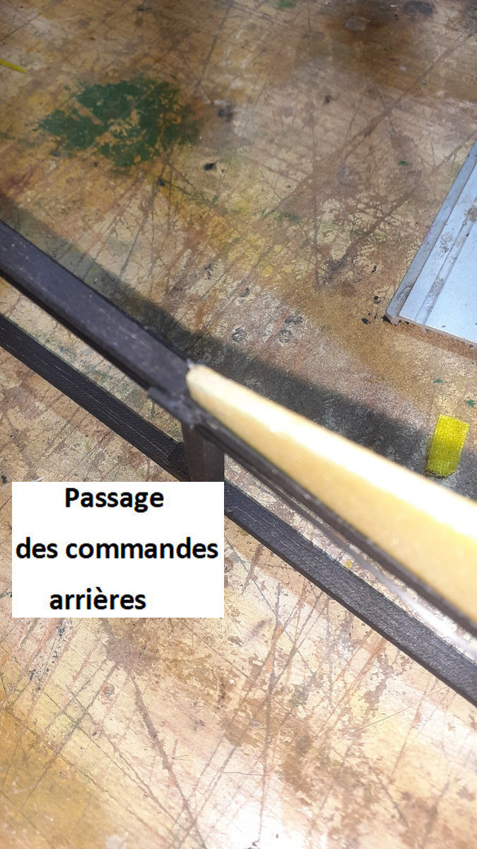 Passage des commandes arrières 2